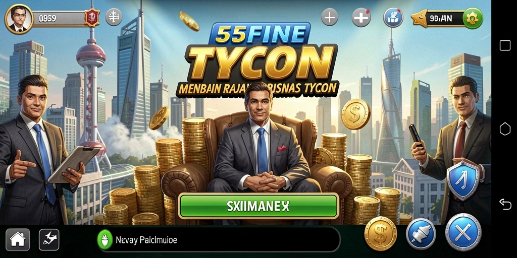 Tampilan menarik dari gameplay Tycoon yang menantang.