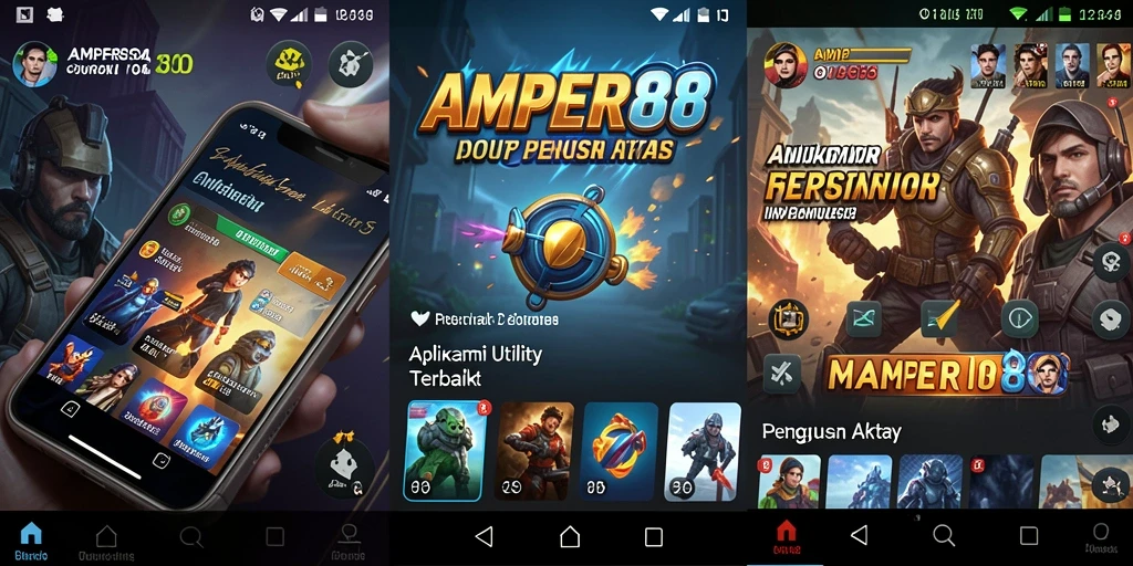 Tampilan utama aplikasi AMPER88 dengan fitur pengingat yang intuitif.