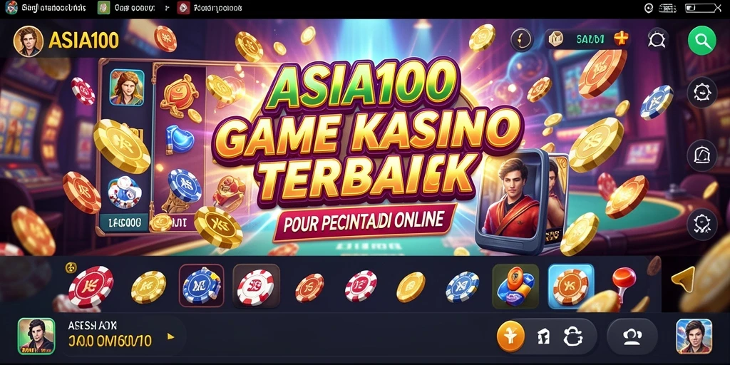 Tampilan gameplay menarik dari ASIA100 yang memukau.