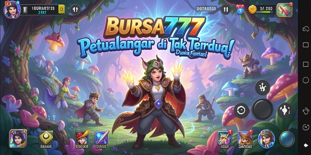 Tampilan gameplay BURSA777 dengan karakter dan lingkungan petualangan yang menarik.