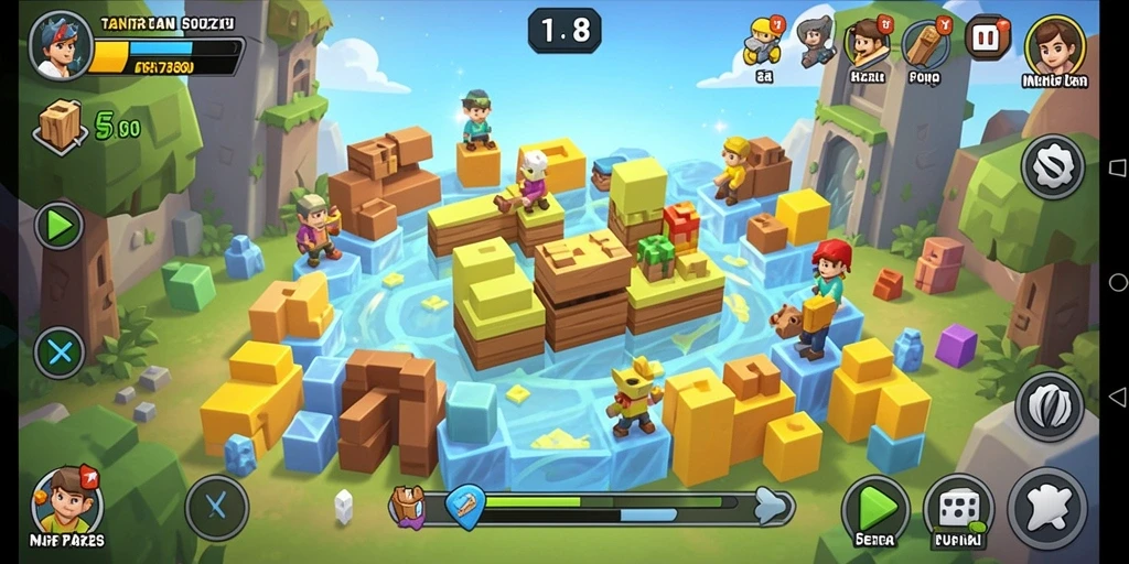 Screenshot gameplay menarik dari RR789 yang menampilkan tantangan Puzzle.